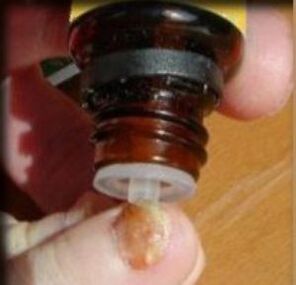 Apply the drops to the toenail affected by the fungus